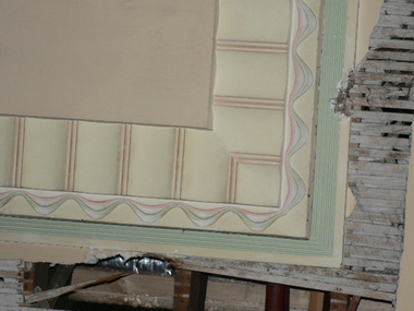 Photograph - Old Art Deco ceiling, Port Melbourne Council Chamber, David Thompson, 27 Jun 2006