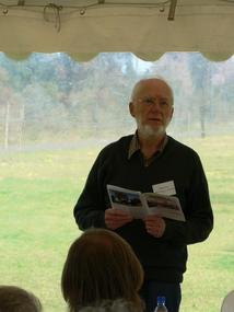 Photograph - Graham Bride, Launch of History of a Street Precinct, 25 Sep 2005