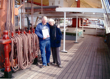 Photograph - Glen STUART and Pat GRAINGER at Polly Woodside, 2005