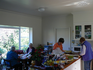 Photograph - Preparing Lunch, Fire in the Borough Launch, David Thompson, 2008