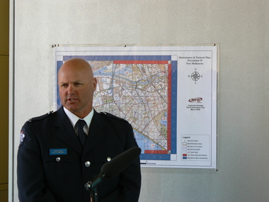 Photograph - Phillip Bencraft, Fire in the Borough Launch, David Thompson, 2008