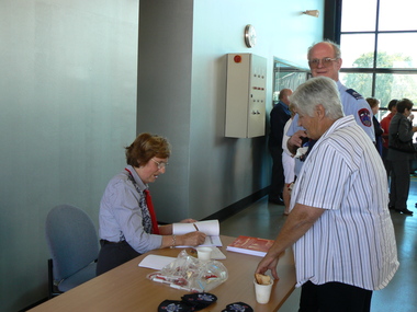 Photograph - Shirley Videion Signing, Fire in the Borough Launch, David Thompson, 2008