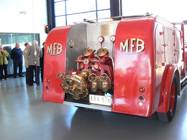 Photograph - Vintage Fire Engine, Fire in the Borough Launch, David Thompson, 2008