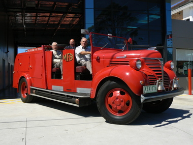 Photograph - Vintage Fire Engine, Fire in the Borough Launch, David Thompson, 2008