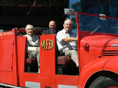 Photograph - Vintage Fire Engine, Fire in the Borough Launch, David Thompson, 2008