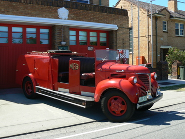 Photograph - Vintage Fire Engine, Fire in the Borough Launch, David Thompson, 2008