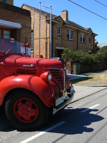 Photograph - Vintage Fire Engine, Fire in the Borough Launch, David Thompson, 2008