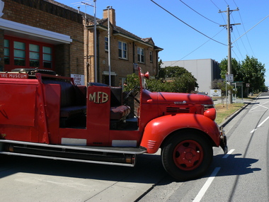 Photograph - Vintage Fire Engine, Fire in the Borough Launch, David Thompson, 2008