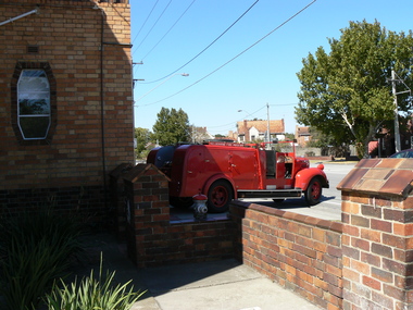Photograph - Vintage Fire Engine, Fire in the Borough Launch, David Thompson, 2008