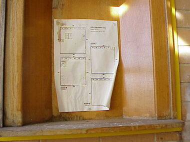 Photograph - Floorplan, PMHPS Rooms, St Joseph's School, David Thompson, c1995-1996