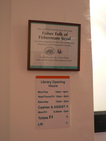 Photograph - Title Frame, Fisher Folk of Fishermans Bend Exhibition, David Thompson, Oct 2006