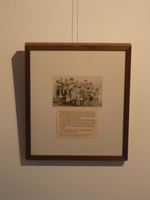 Photograph - Sunday School, Fisher Folk of Fishermans Bend Exhibition, David Thompson, Oct 2006