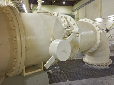 Photograph - Interior of Pumping Station, Esplanade West, Port Melbourne, John KIRBY, 11 Nov 2014