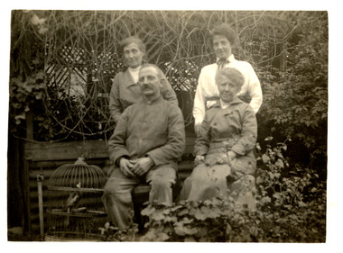 Photograph - Bellion Family Group.  From the booklet "Family history of four immigrant families" prepared by Margaret BRIDE, c 1917