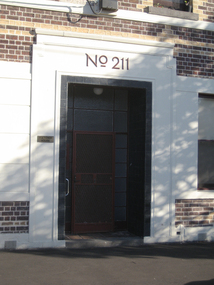 Photograph - Door, former Cosmopolitan Hotel, David Thompson, 2007