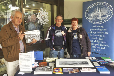 Photograph - Christmas Stall outside Coles, Dec 2016