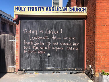 Photograph - Farewell Message, Lorraine HALL, 26 Feb 2021