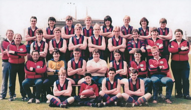 Photograph, Port Melbourne Football Club 3rd Eighteen 1986, 1986