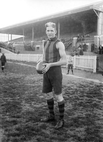 Photograph - Port Melbourne Football Club player Ted Hyde, 1932