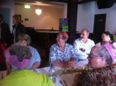 Photograph - Jill and Dale DAWSON, PMHPS Christmas Party, 2015, Ann Gibson, 14 Dec 2015