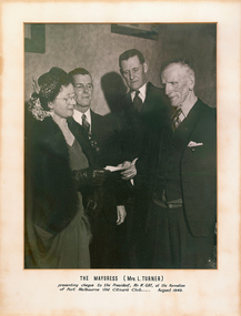 Photograph - Formation of the Port Melbourne Old Citizen's Club, 12 August 1949