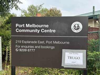 Photograph - Digital Photo Port Melbourne Community Centre, David RADCLIFFE, Mar 2026