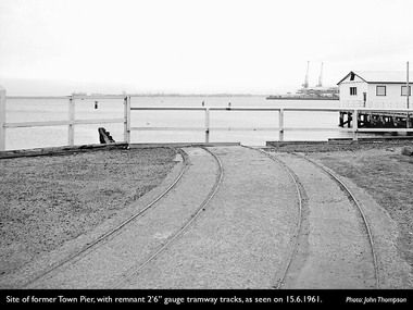 Photograph - Tramway along Beach Street, Port Melbourne 15 Jun 1961, John Thompson, 15 Jun 1961