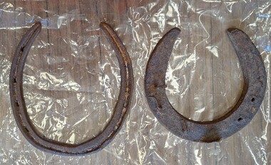 Functional object - Pair of Horseshoes - C Butcher - Seaside Dairy, 426 Graham Street, Port Melbourne, 11 Feb 2026