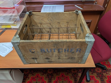Functional object - Milk Crate - C Butcher - Seaside Dairy, 426 Graham Street, Port Melbourne, 11 Feb 2026