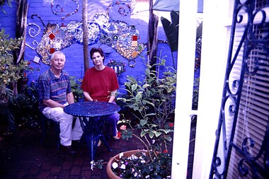 Photograph - At Home in Port, Peter & Sue Parrington, Robyn Clinch, 16 Mar 2002