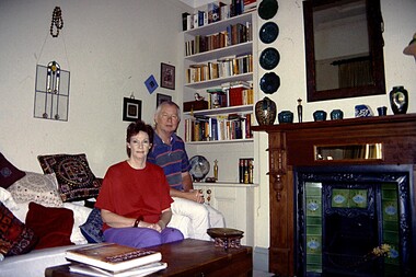 Photograph - At Home in Port, Peter & Sue Parrington, Robyn Clinch, 16 Mar 2002