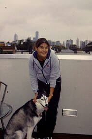 Photograph - At Home in Port, unknown woman, Robyn Clinch, Mar 2002
