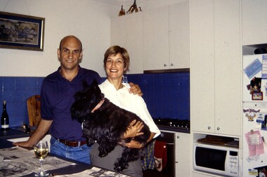 Photograph - At Home in Port, two unknown people, Robyn Clinch, Mar 2002