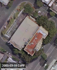 Photograph - Port Melbourne Town Hall - aerial photo 18 Mar 2003, 18 Mar 2003