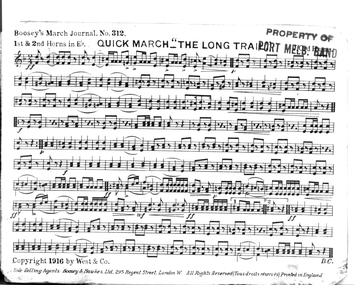 Photograph - Port Melbourne Band - Sheet Music