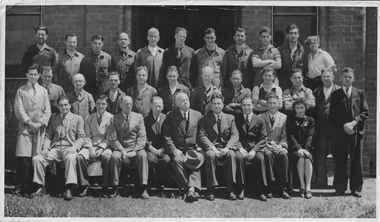 Photograph - Schumacher Mill Furnishing Works - Personnel 1939, 1939