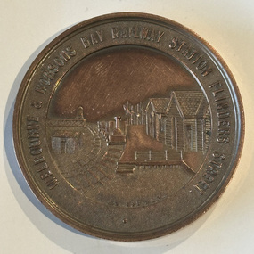 Medal - Melbourne & Hobsons Bay Railway Medallion, Alfred CHITTY, c 1923