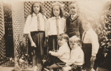 Photograph - Children of Ernest & Florence Wale, c.1890