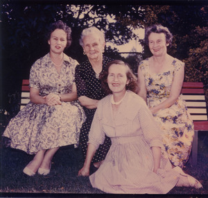 Photograph - Ada PREST with her daughters