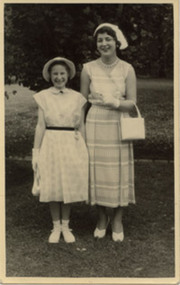Photograph - Fay and Maureen Devine, 1950s