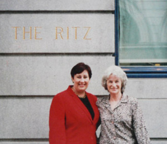 Photograph - Liana Thompson with Fay Bates