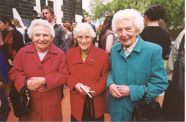 Photograph - Hazel Wilson, Alma Przbysz and Emily Lock, 2003