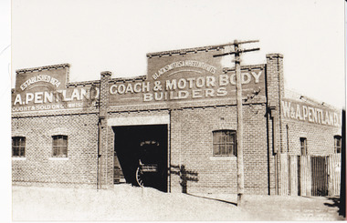 Photograph - W & A Pentland, Coach and Motor Body Builders