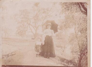 Photograph - Harold WHATTY with his mother Ellen, Henry Martin Whatty, early 1900s