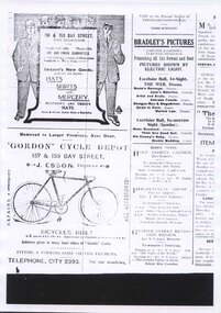 Photograph - Excelsior Hall - advertisement in the Standard Newspaper, 20 Sep 1913