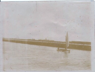 Photograph - Sailboat, Henry Martin Whatty, late 1800s - early 1900s