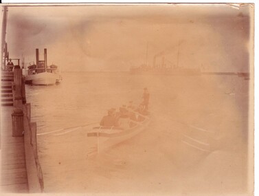 Photograph - Rowboat, Henry Martin Whatty, late 1800s - early 1900s