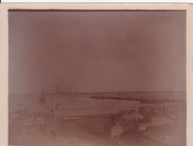 Photograph - HMS Mildura in Hobsons Bay, Henry Martin Whatty, late 1800s - early 1900s