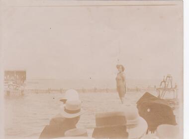 Photograph - Woman at Baths, Henry Martin Whatty, late 1800s - early 1900s