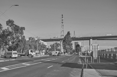 Photograph - Lorimer Street at Ingles Street, Fisherman's Bend, c 2021